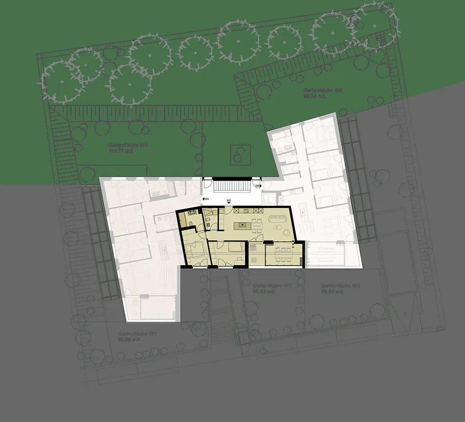Exklusive Geschosswohnung mit hoher Energieeffizienz und unverbaubarer Aussicht. Neue Preise! - W5