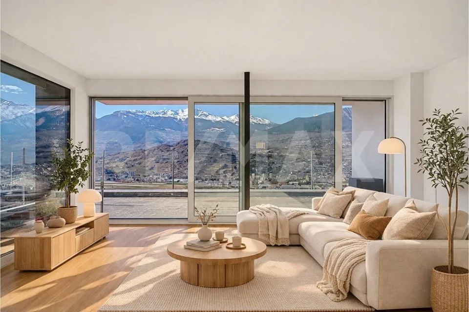 Penthouse neuf | 4.5p 128m² + terrasse panoramique 150m² sur 2 côtés  Hauteurs de Sion
