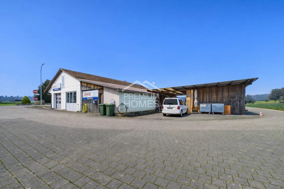 Seltene Kombination aus Gewerbe und Wohnen