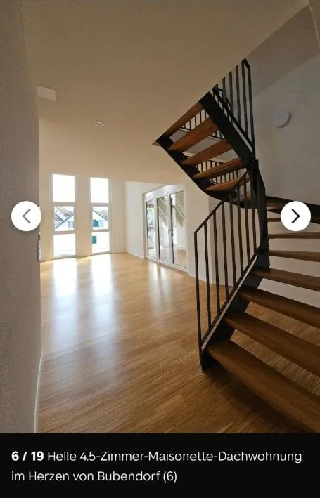 Beautiful 4.5-room maisonette apartment