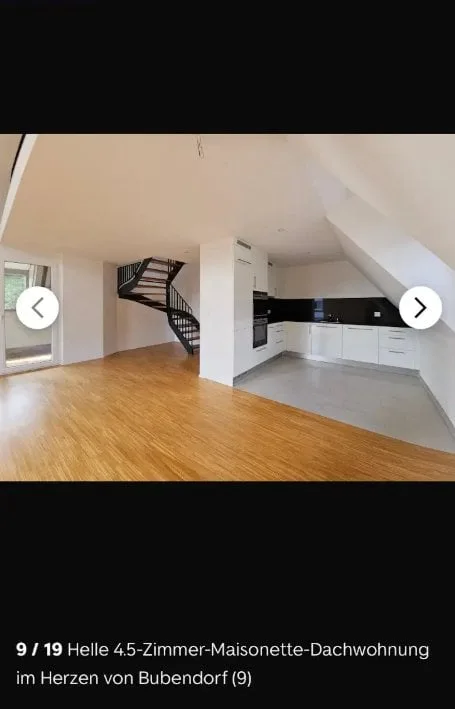 Beautiful 4.5-room maisonette apartment