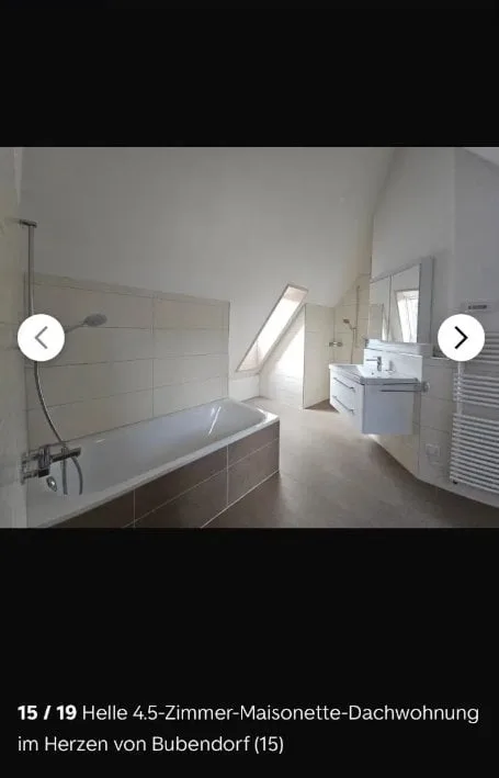 Beautiful 4.5-room maisonette apartment