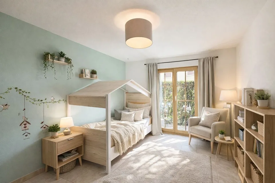 Superb 4.5 room apartment with large private garden