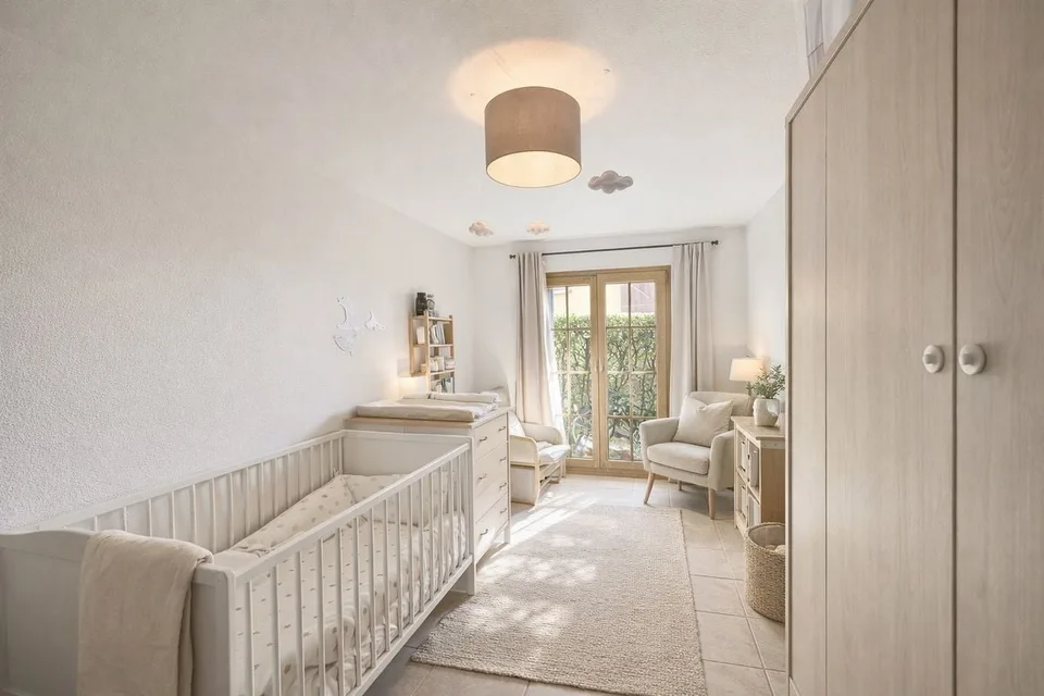 Superb 4.5 room apartment with large private garden