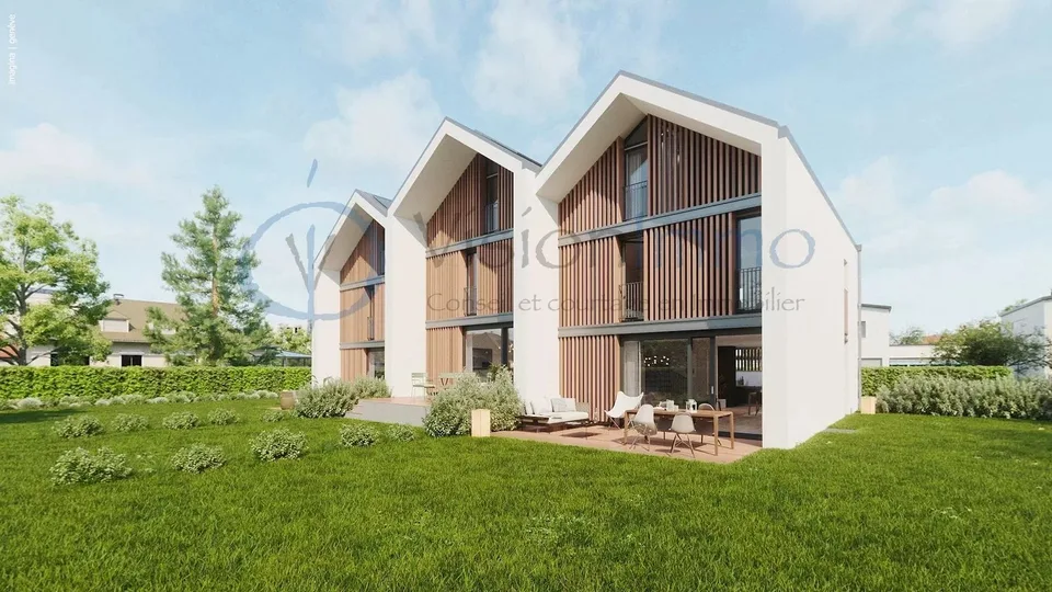 Villas contemporaines neuves de 6 pièces à Onex