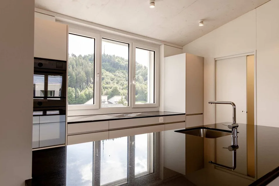 Grosszügige Neubau-Dachwohnung mit Weitblick und Natur