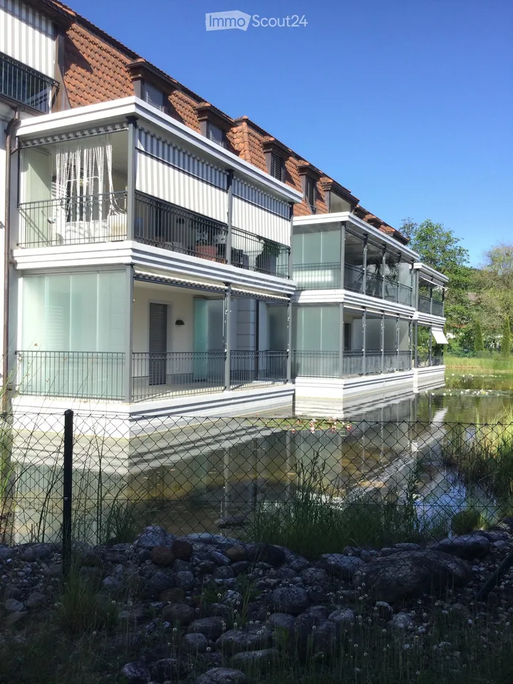 Élégance au bord de l'étang – vie moderne dans un idylle naturelle avec oasis de piscine à Pfaffnau / LU – photo 39 sur 56