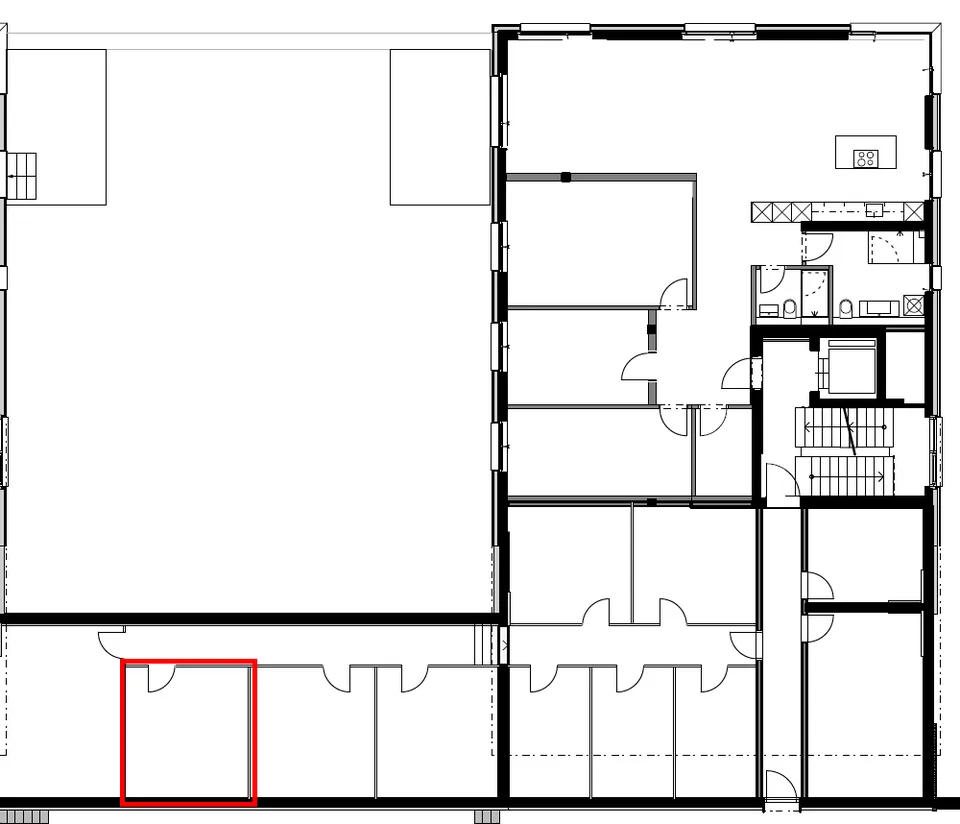 Compartiment de cave/entrepôt dans le nouvel immeuble Haldenhof 3