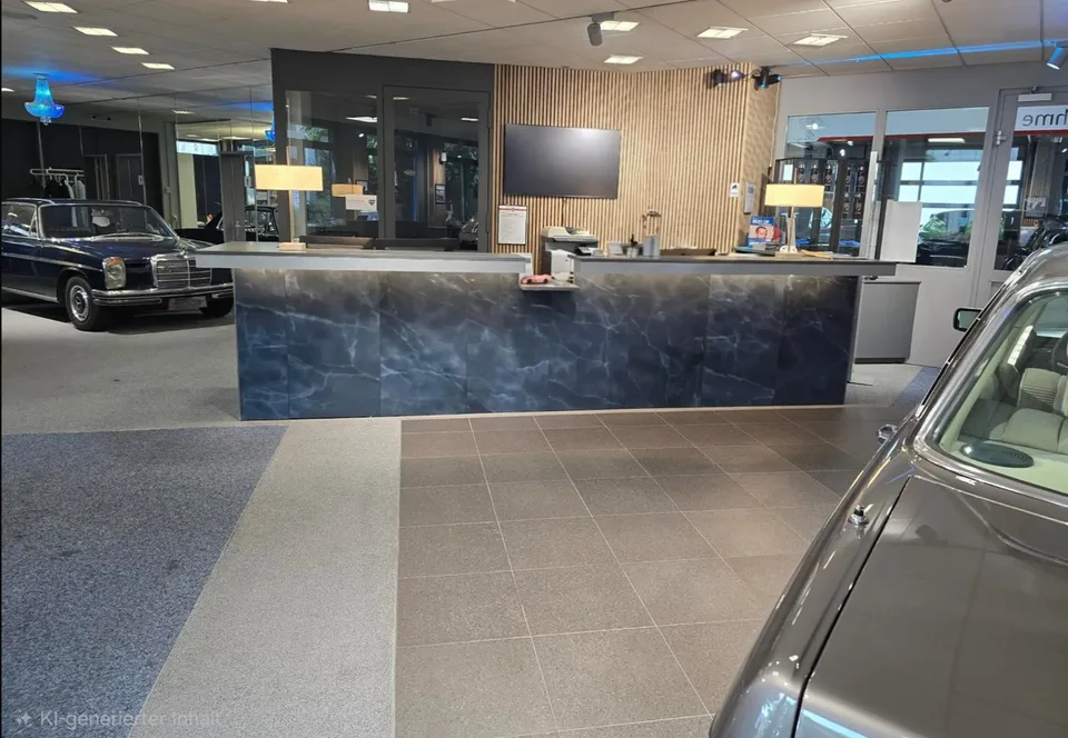 Aussergewöhnlichen Gewerbelokal im Erdgeschoss eines Gewerbegebäude