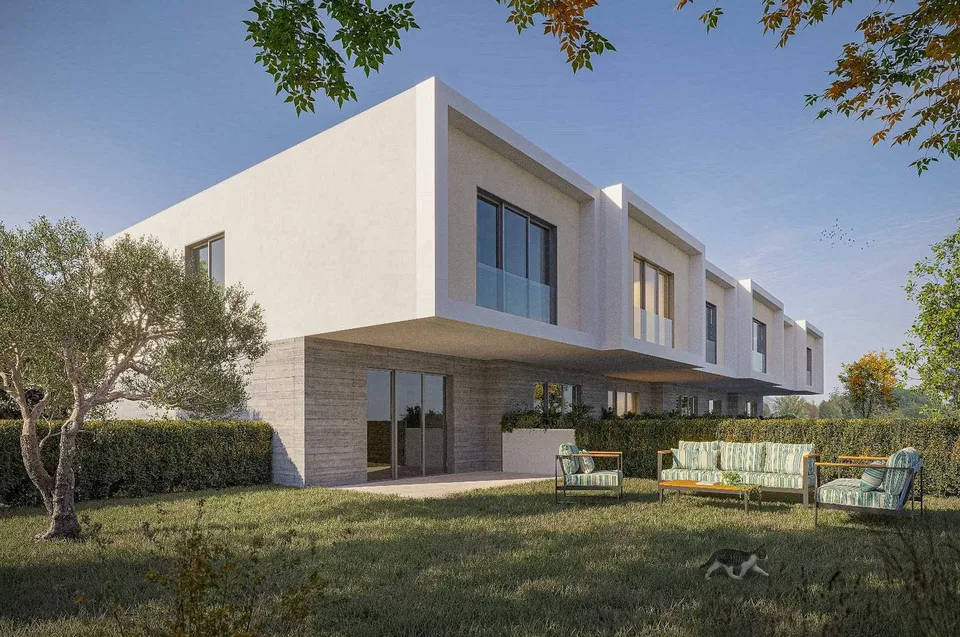 Moderna casa a schiera a Caslano a pochi passi dal lago