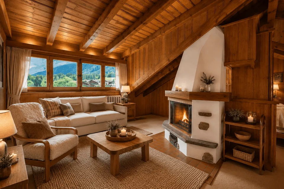 LES DIABLERETS - GEMÜTLICHE 2,5-ZIMMER-WOHNUNG IM DACHGESCHOSS