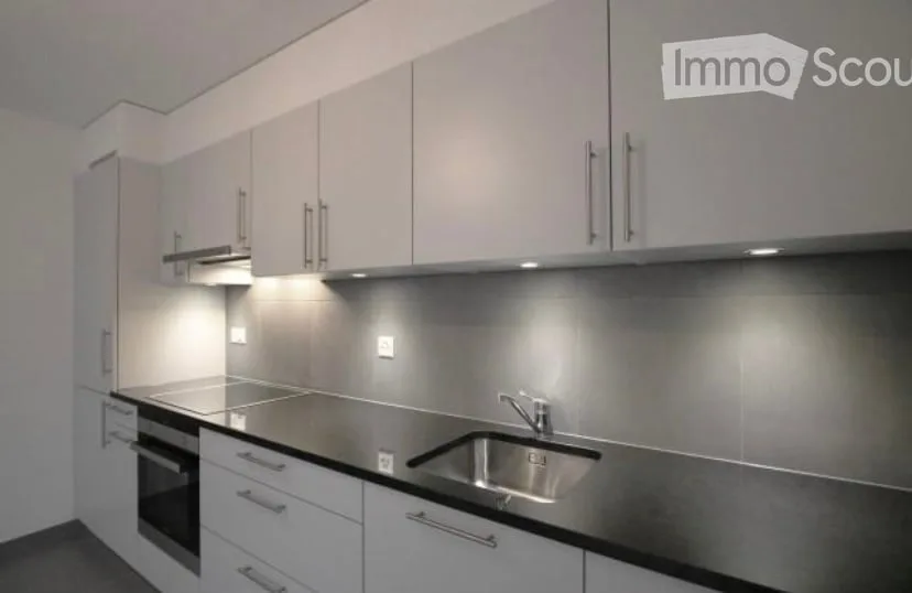Bright 3.5-room apartment with panoramic view in Saxon