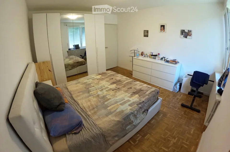 Renting a large room in an independent house with a garden