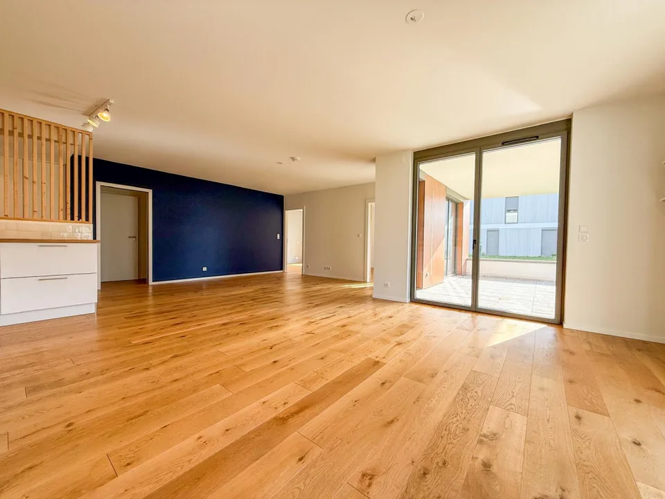 In France, Village-Neuf: 4-Room Apartment of High Standard