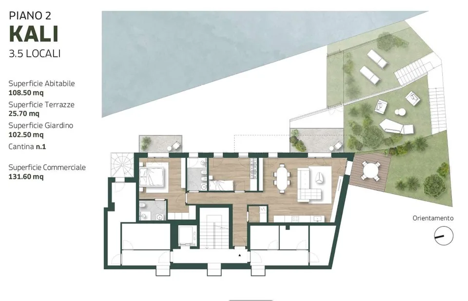 Nuova costruzione ampio 3,5 locali con giardino – foto 10 di 10