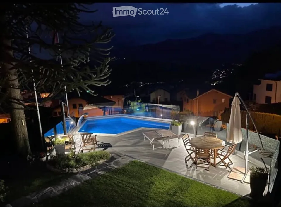 Villa in Luganese mit Panoramablick, Pool und Aufzug