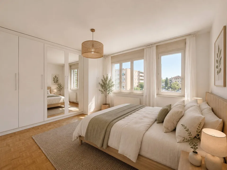 Élégant appartement familial de 4.5 pièces avec cheminée et loggia – photo 7 sur 26