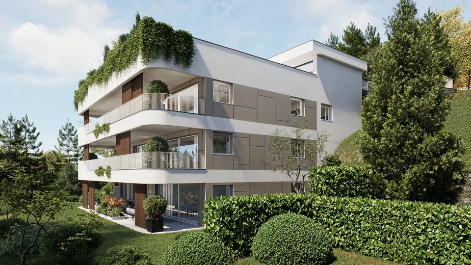 Exklusiv 3.5 Zimmer mit Seeblick, Garten und hochwertiger Ausstattung in Capolago