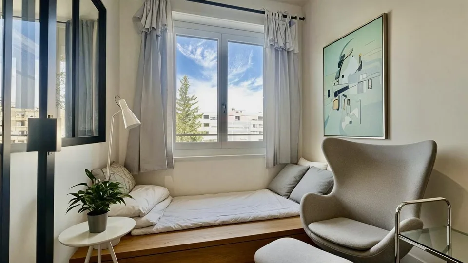 Delizioso studio di 39 m² in una residenza sicura e verde