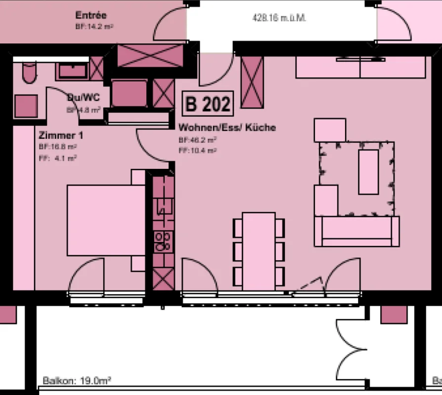 Living in Dahlienfeld in a prime location