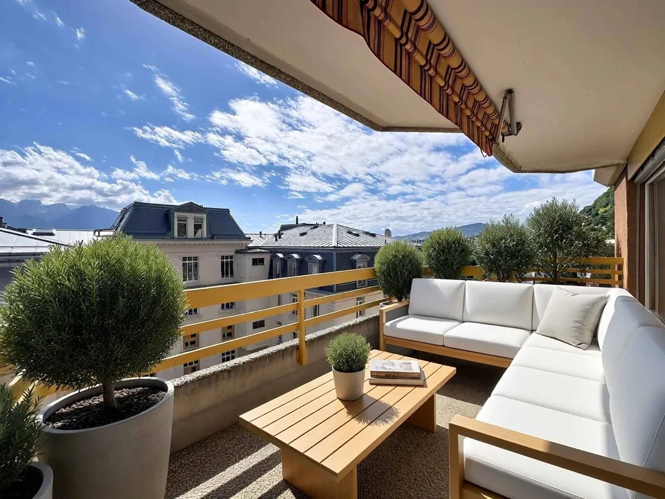 Auf der letzten Etage - Großes 3.5-Zimmer-Apartment auf 1 Ebene von 79 m2 + Balkon