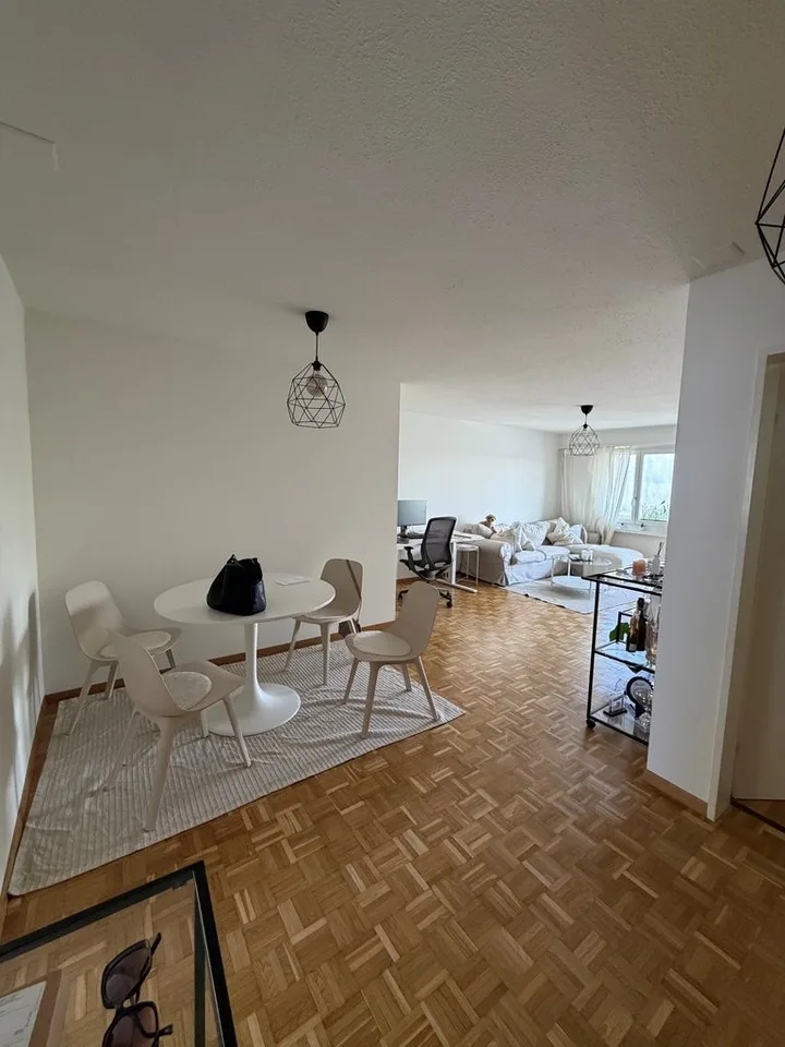 Appartement lumineux et bien entretenu de 2,5 pièces dans un quartier calme et central