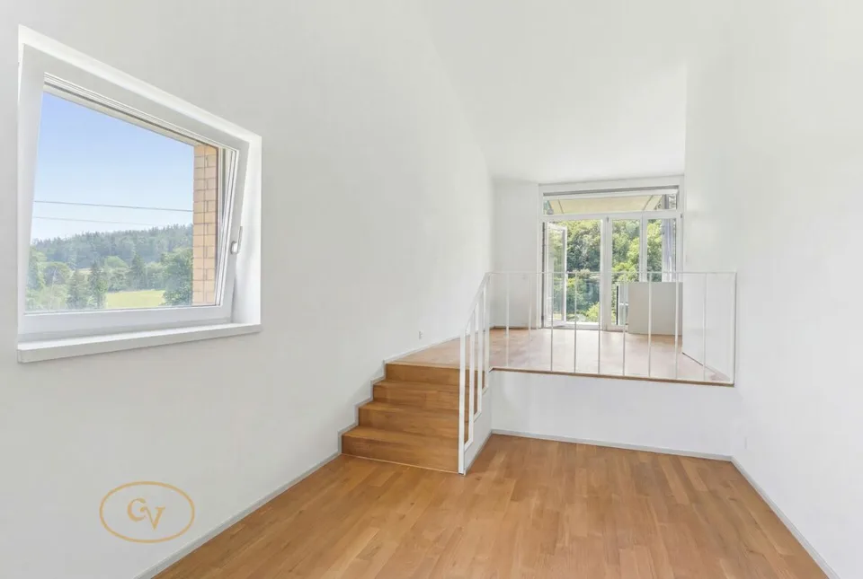 Living with a wide view - dreamy view into the green