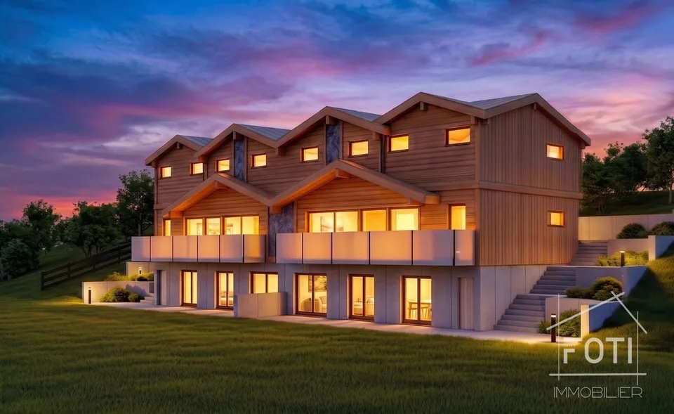Buildable land of 1338 m² with a view in Collombey-Muraz