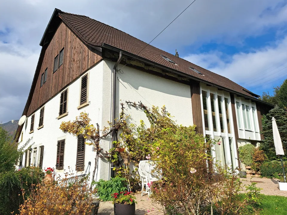 BIEN IMMOBILIER EXCEPTIONNEL - Grandiose maison villageoise de 2 appart. sur une grande parcelle