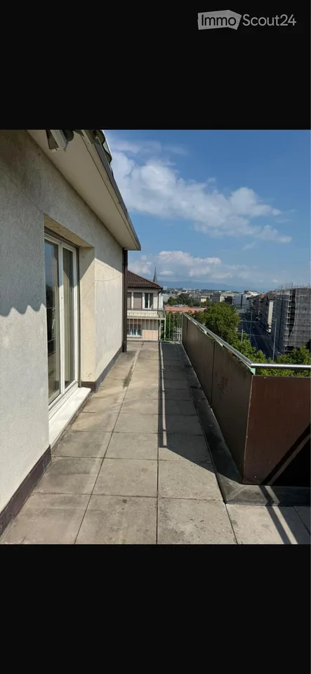 Magnifique appartement 2 pièces attique vu jet d'eau
