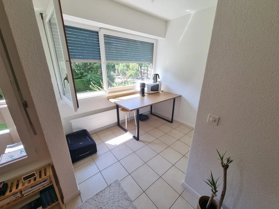 Bright 1-room studio with balcony in Sion