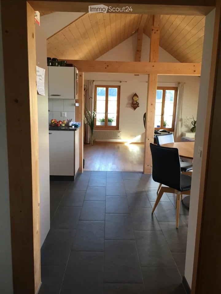 Charming 2.5-room attic apartment with balcony in Mirchel