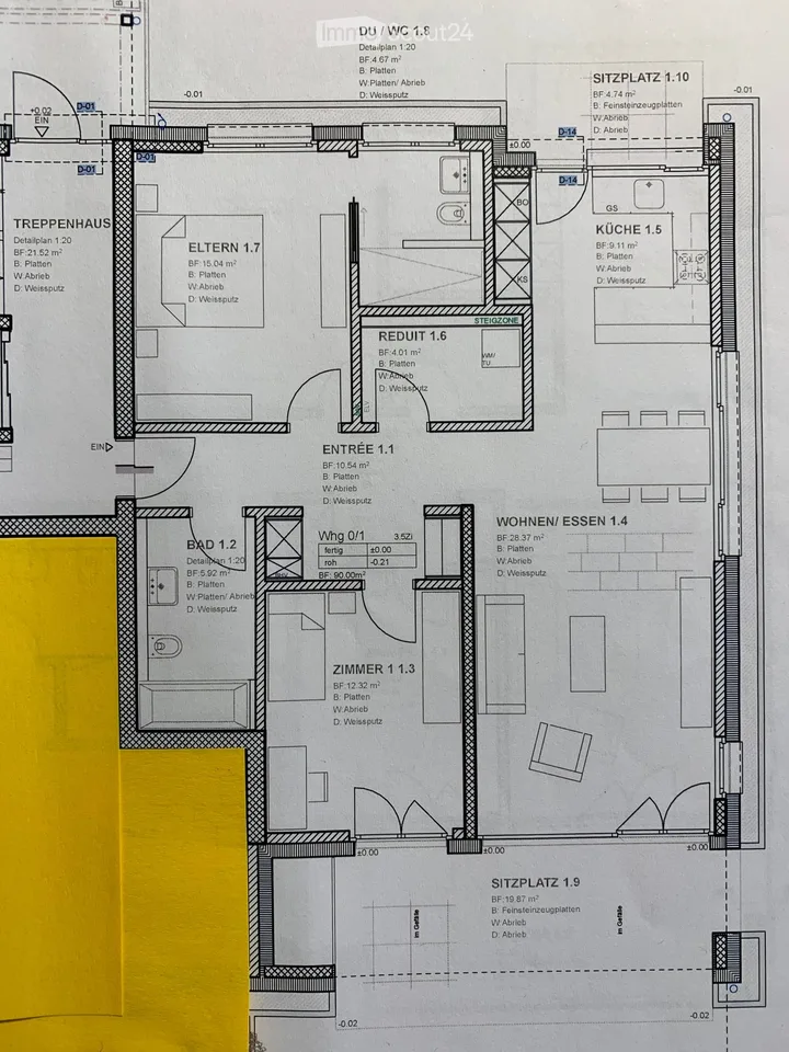 3.5 Room Ground Floor Apartment (Apartment 1)