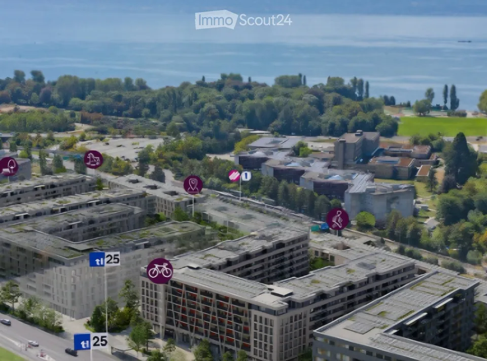 Studio meublé  à 2 min de lUNIL, lEPFL & du métro M1
