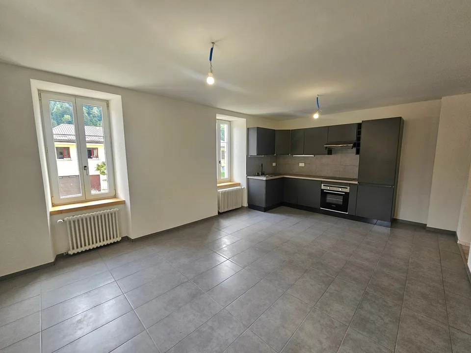 Charmant appartement de 3.5 pièces rénové à Vaulion