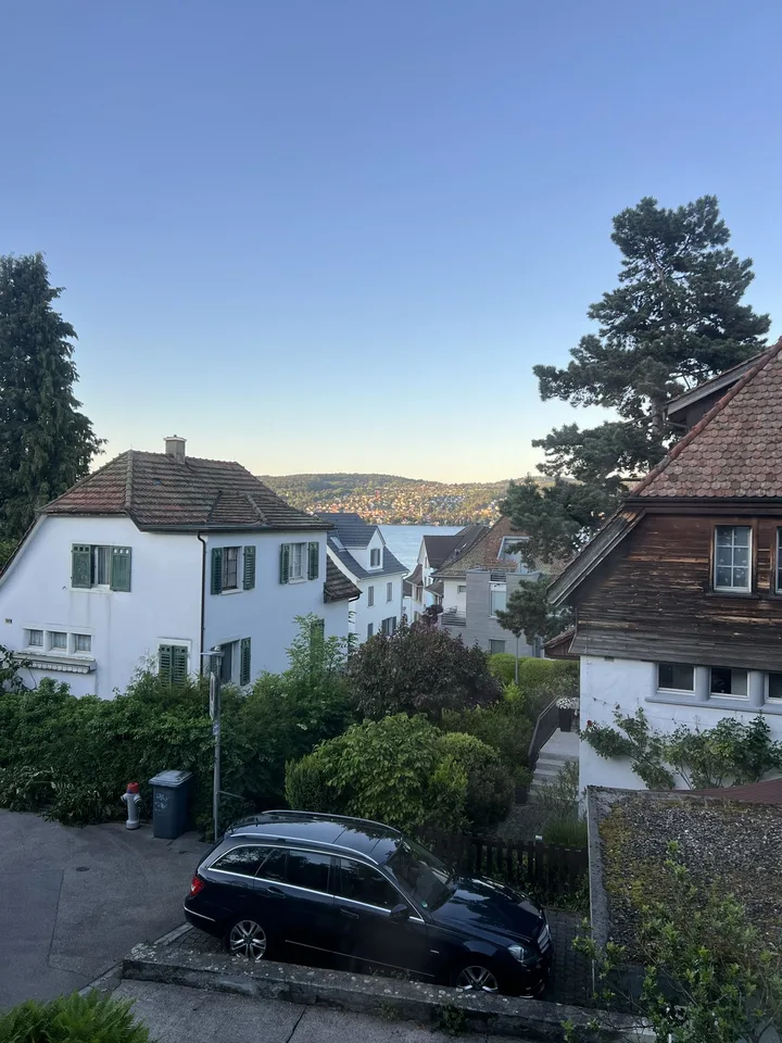 Rüschlikon: Offene 3-Zimmer Wohnung mit Garten, Terrasse und Seesicht