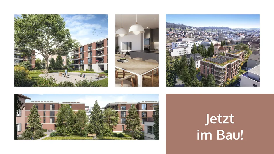 *IM STADTPARK - IHR ZUHAUSE IM GRÜNEN / 4½-ZIMMER NEUBAUWOHNUNGEN*