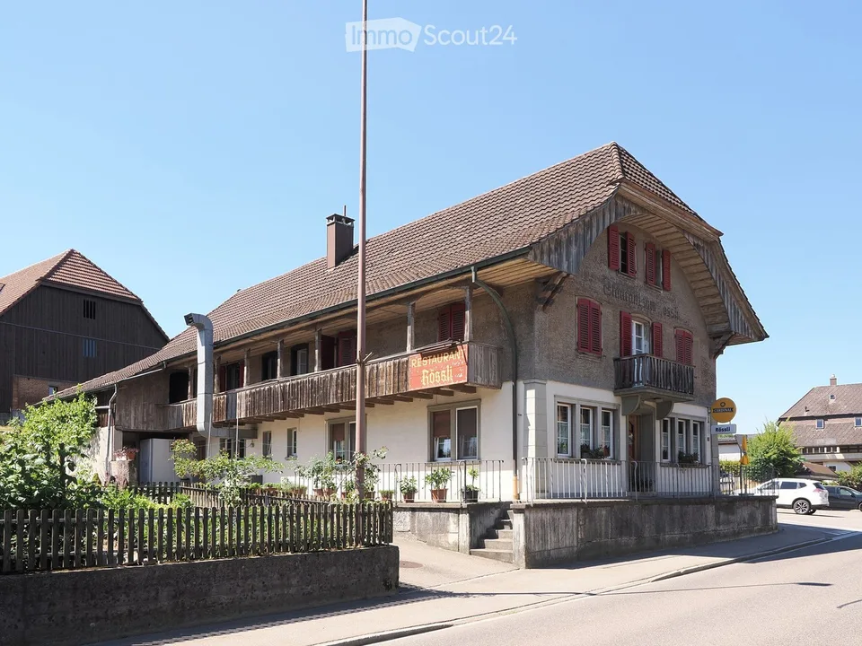 Charmantes Restaurant mit Wohnanteil und Ausbaupotenzial in Bleienbach