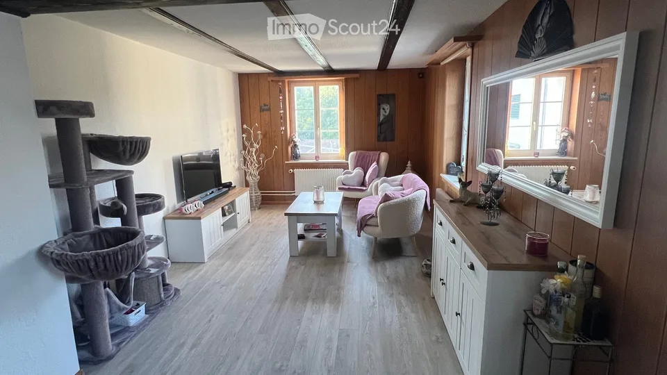 Charmante 3.5-Zimmer-Terrassenwohnung in Wünnewil