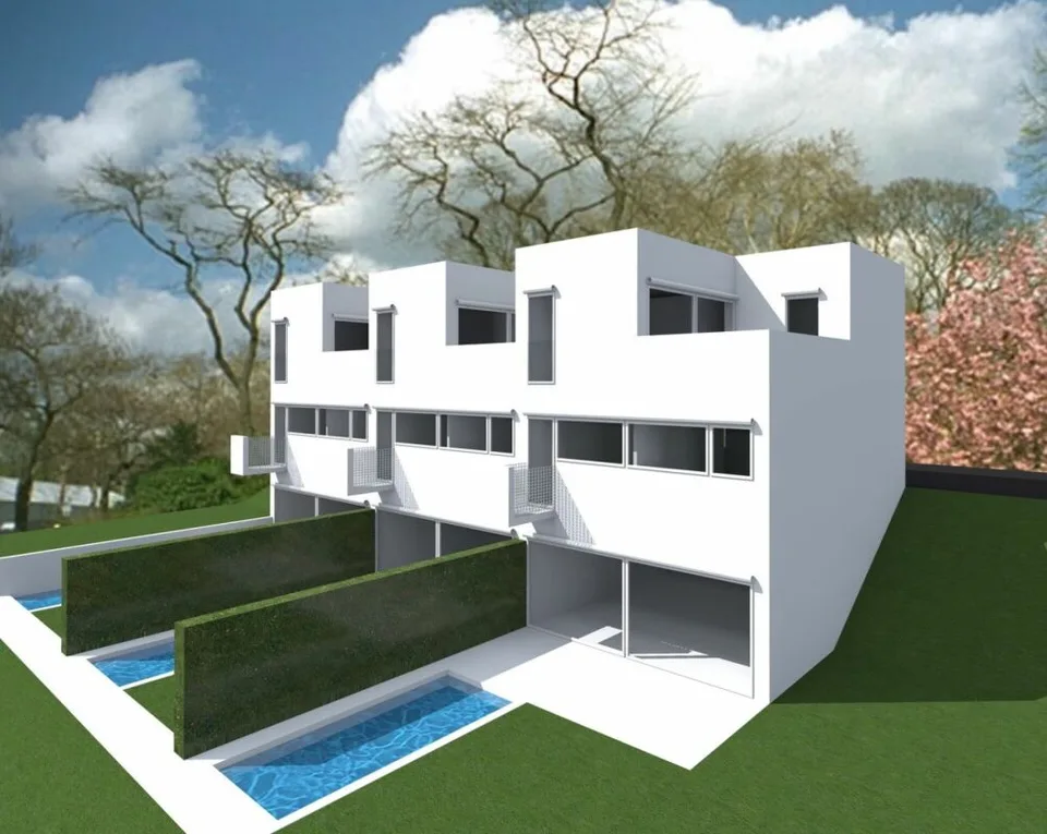 Nuovo progetto di tre ville - vivere nel verde a pochi minuti dalla città