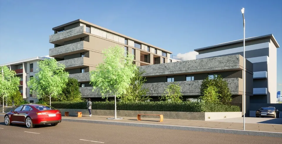 Appartement de 2,5 pièces avec grande terrasse.