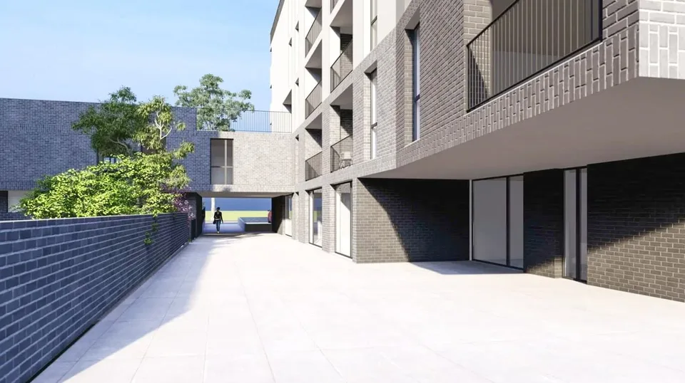Appartement de 3,5 pièces avec balcon.