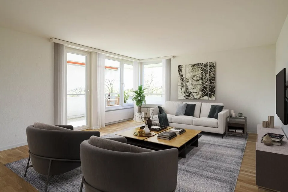 Appartamento di 4,5 locali ristrutturato, vista da sogno!