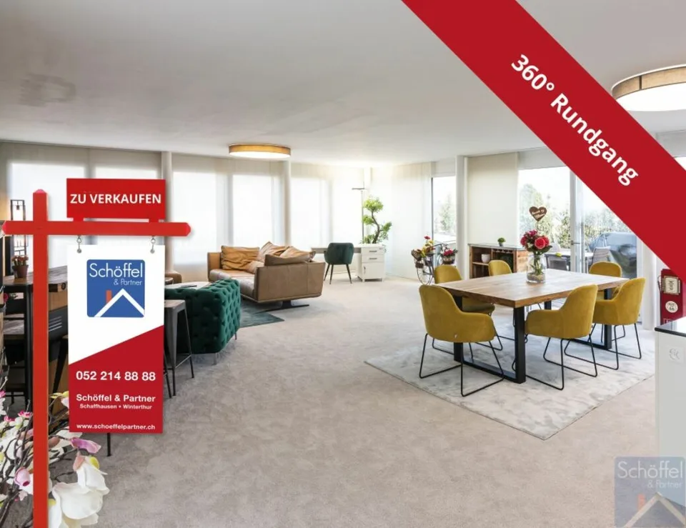 Exklusive 3½-Zimmer-Attikawohnung mit grosser Terrasse