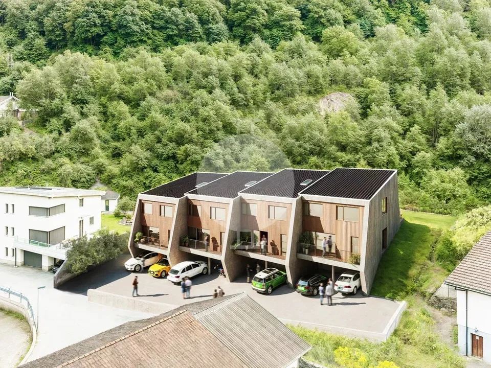 Opportunità rara: villa a schiera nuova in vendita nel centro città di Sion