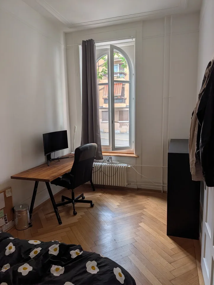 Sottolocazione temporanea di 1,5 locali nel centro di Zurigo (Vicino all'ETH Polyterrasse e alla stazione centrale) Date flessibili / Preavviso breve!