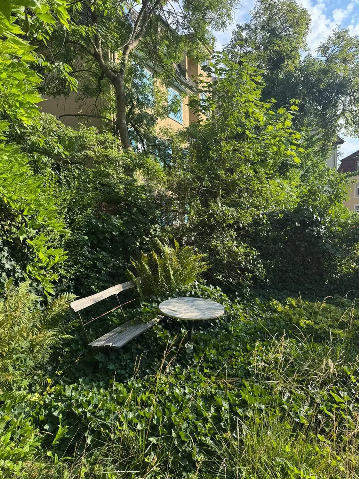 Grosse und schöne 2.5-Zimmer-Wohnung (90m2) mit Garten