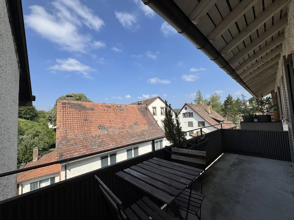 1.5 room apartment near Rhine and Old Town