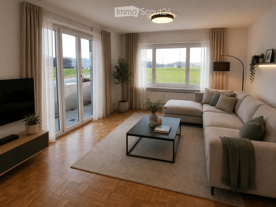 Helle 4 1/2-Zimmer-Wohnung mit Balkon und Terrasse in Wünnewil – ab Oktober 2026 zu vermieten