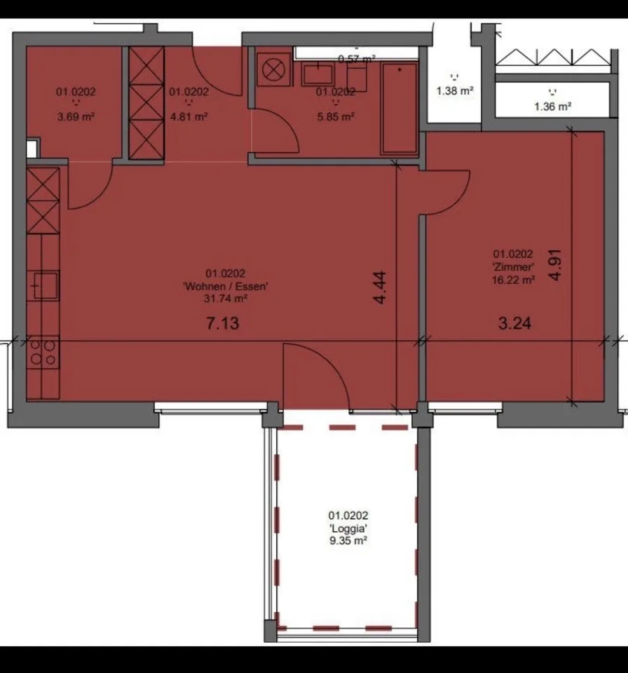 2.5 Zimmer Wohnung ab 01.10.